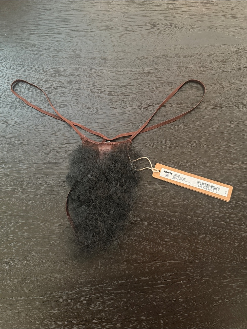Skims faux hair micro string thong - Picture 3 of 5